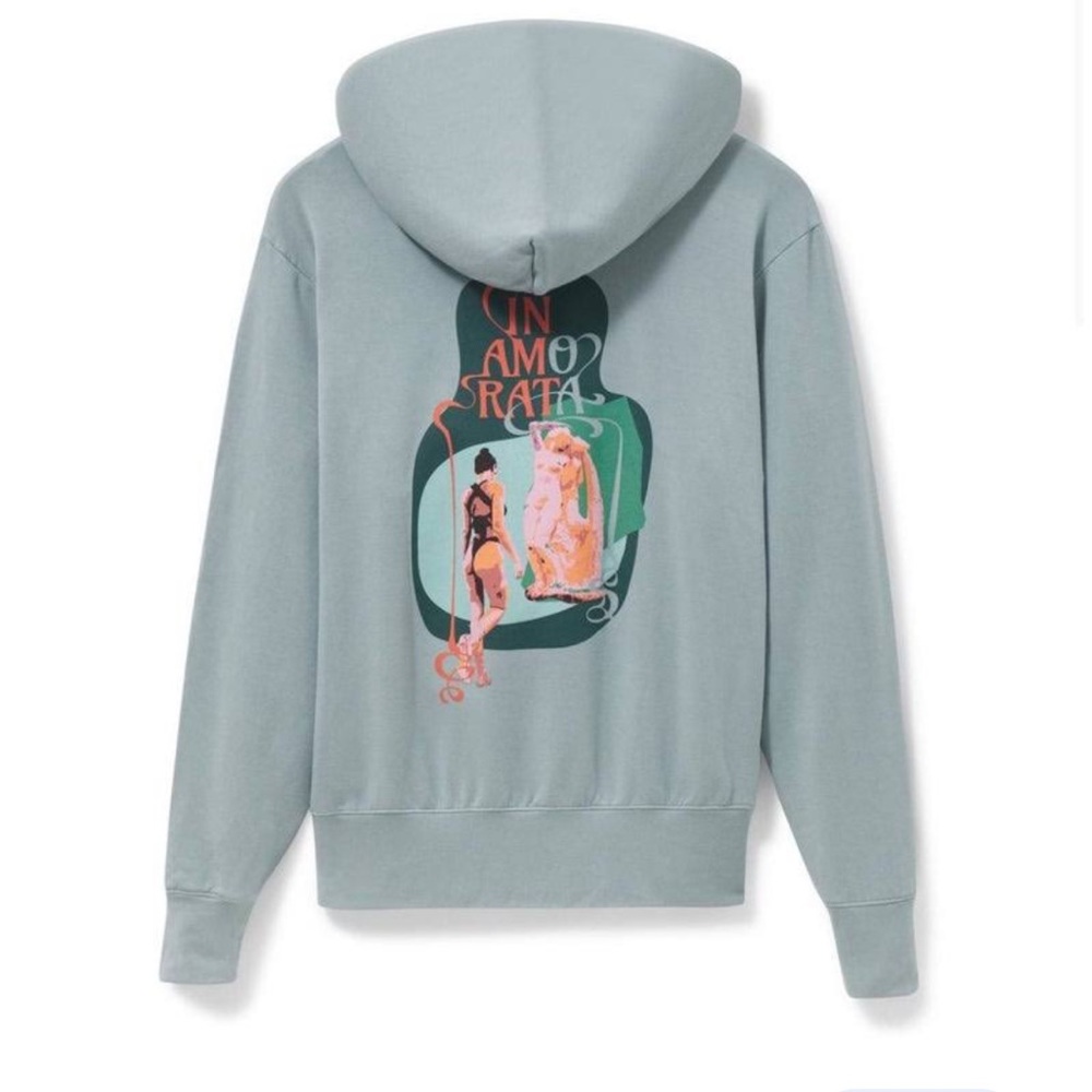 ⭐️NWT iNAMORATA Aurora fleece hoodie SZ SM